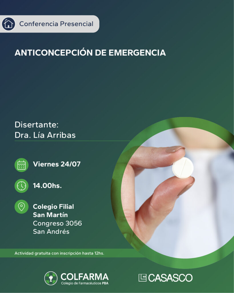 ANTICONCEPCION DE EMERGENCIA. FILIAL GENERAL SAN MARTIN