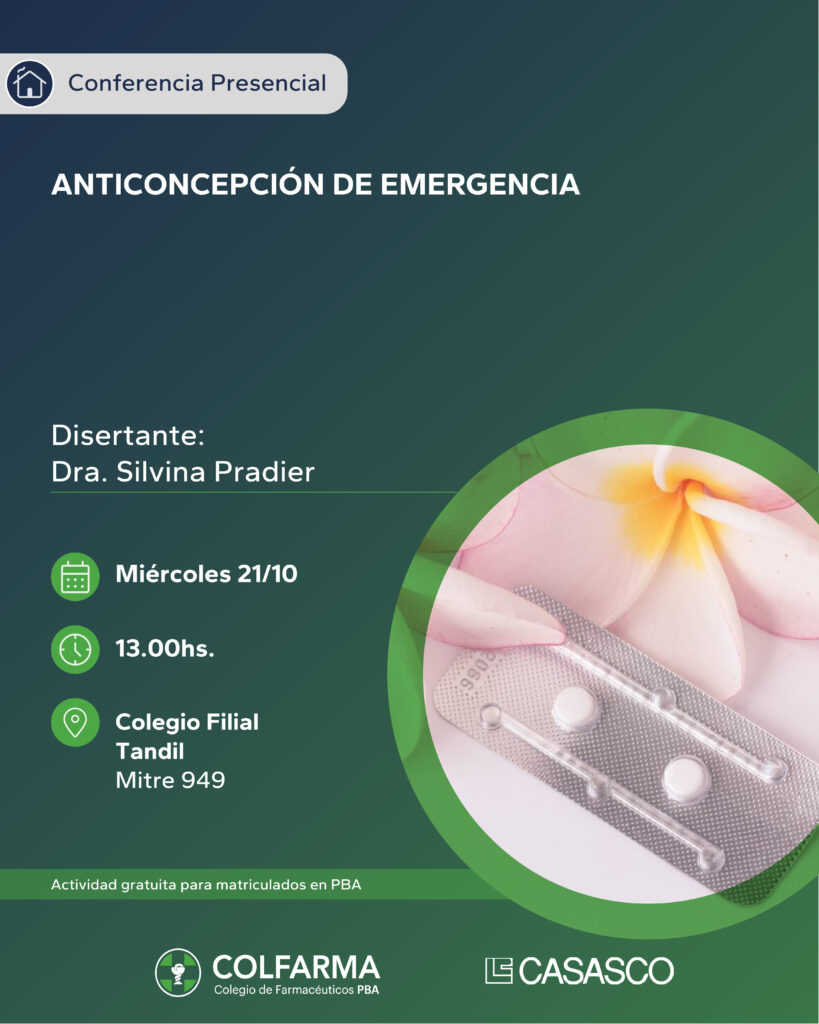 ANTICONCEPCION DE EMERGENCIA. EFECTIVAL. FILIAL TANDIL