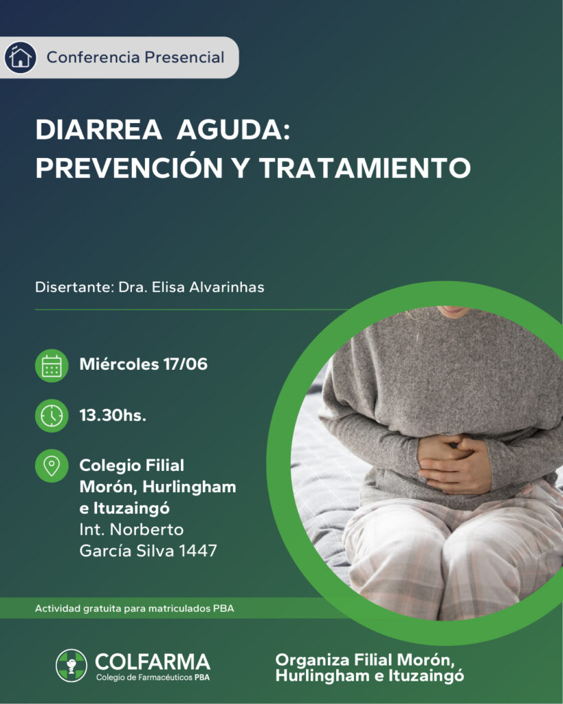 DIARREA AGUDA: TRATAMIENTO Y PREVENCIÓN. FILIAL MORÓN, HURLINGHAM E ITUZAINGÓ.