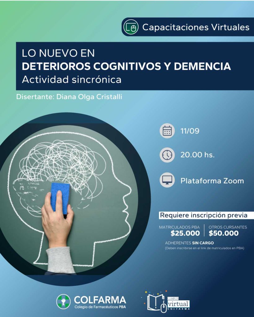 LO NUEVO EN DETERIOROS COGNITIVOS Y DEMENCIA. ACTIVIDAD SINCRÓNICA.