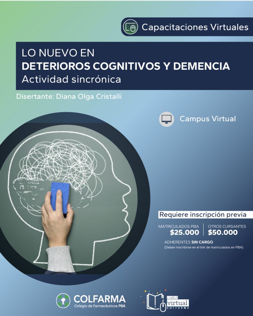 LO NUEVO EN DETERIOROS COGNITIVOS Y DEMENCIA. Actividad Asincrónica!!!
