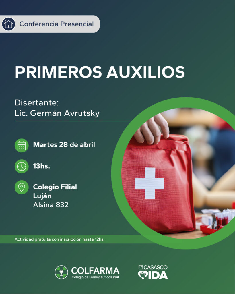 PRIMEROS AUXILIOS. FILIAL LUJAN.