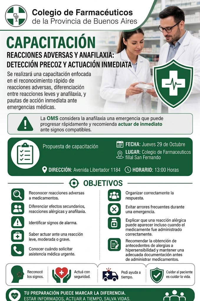 REACCIONES ADVERSAS Y ANAFILAXIA. FILIAL SAN FERNANDO