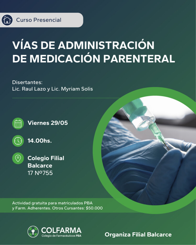 Actividades de capacitación - COLFARMA